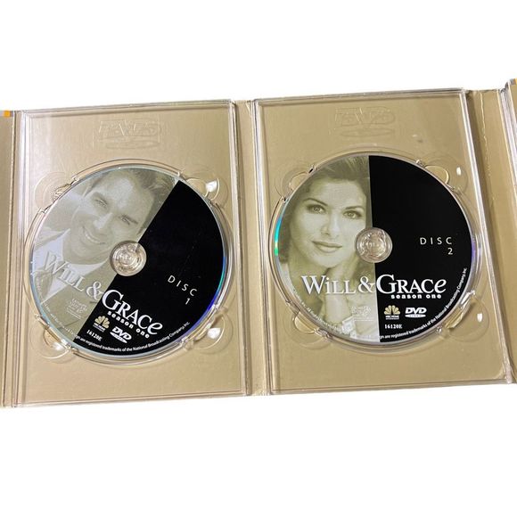 Will And a Grace Season One DVD Set 4 Discs With Outer Case Debra Messing - Picture 7 of 12